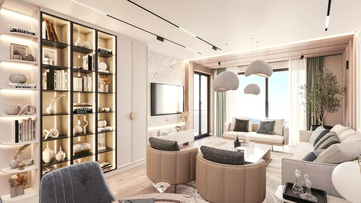 BAR center - one-bedroom apartment in a luxury residential complex. New construction.